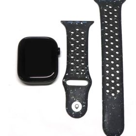 Apple Watch Series 10 GPSモデル 46mm (ジェットブラックアルミニウムケース/ミッドナイトスカイNikeスポーツバンド) [MWX13J/A+MYL73FE/A] スマートウォッチ