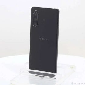 〔中古品〕 Xperia 10 IV 128GB ブラック A202SO Softbank SIMフリー【258】