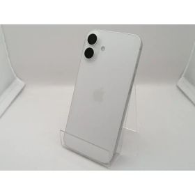 【中古】Apple 国内版 【SIMフリー】 iPhone 16 Plus 256GB ホワイト MXVH3J/A【大須アメ横】保証期間1ヶ月【ランクC】