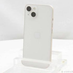 〔中古品〕 iPhone13 256GB スターライト MLNJ3J／A SIMフリー【295】
