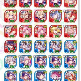 7年目 ポリゴン600↑かけら2600↑ 最新ユニット多数 | クラフィ(クラッシュフィーバー)のアカウントデータ、RMTの販売・買取一覧