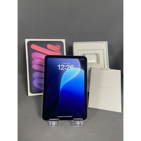 アイパッド(iPad)の超美品 国内版 iPad mini 第6世代 64GB Wi-Fi版 パープル色(タブレット)