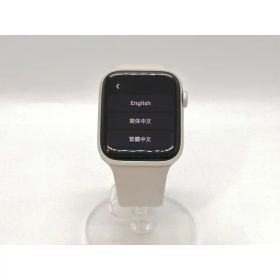 【中古】Apple Apple Watch SE2 44mm GPS スターライトアルミニウムケース/スターライトスポーツバンド(S/M) MRE43J/A【高崎モントレー】保証期間1ヶ月【ランクA】
