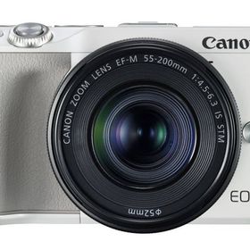 Canon ミラーレスカメラ EOS M3 ダブルズームキット 2420万画素 (ホワイト) [9772B034]（インターフェースケーブル欠品/CD-ROM状態難） カメラ