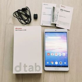 【美品】docomo dtab Compact d-02K ゴールド 32GB