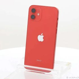 〔中古品〕 iPhone12 128GB プロダクトレッド MGHW3J／A SIMフリー【377】