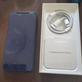 Apple iPhone 12 本体 充電ケーブル付き ブルー 箱あり