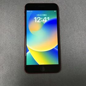 美品 国内版 SIMフリー iPhone8 PLUS 64GB レッド色