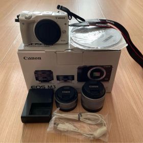 EOS M3 ホワイト ダブルレンズキット