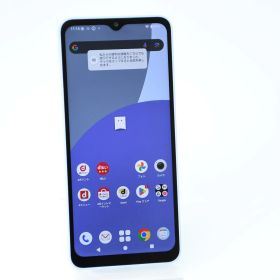 【液晶美品＊電池良好】docmo SIMフリー AQUOS wish4 SH-52E ブルー