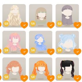 廃盤ヘアSR15点セット | リヴリーアイランドのアイテム、RMTの販売・買取一覧