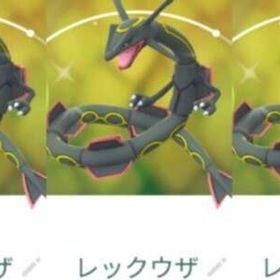 9102【PTC】在庫処分！レックウザ12匹 内色違い3匹 いんせき1 | ポケモンGOのアカウントデータ、RMTの販売・買取一覧