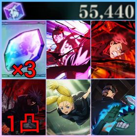 初期垢✨️石55440+2周年キャラコンプ+2周年虎杖+2周年東堂+共鳴の魂片×3 | ファンパレ(呪術廻戦ファントムパレード)のアカウントデータ、RMTの販売・買取一覧