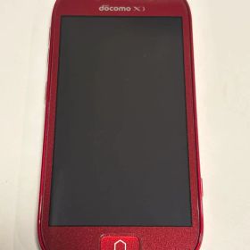 らくらくスマートフォン3F-06Fドコモレッド送料無料本体c11945