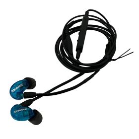 SHURE AONIC 215 SE215DYBL+UNI-A イヤホン 3.5mmミニプラグ ブルー 中古 T10656856