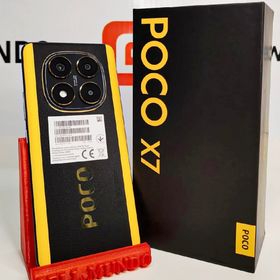 シャオミ(Xiaomi)のXiaomi POCO X7 8GB+256GB ブラック シムフリー 高コスパ(スマートフォン本体)