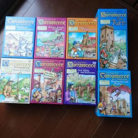 Carcassonneカルカソンヌ ボードゲーム 拡張版セット