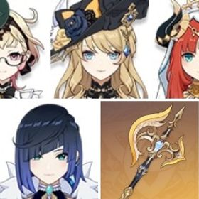 ナヴィア1凸+裁断+エミリエ+四風原典+ディシア+天空の巻+ディルック+夜蘭+ニィロウ+和璞鳶+夢見 | 原神のアカウントデータ、RMTの販売・買取一覧