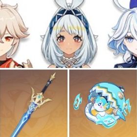 ディシア+フリーナ+ムアラニ4凸+蒼古なる自由への誓い+刻晴+サーフィンタイム+楓原万葉+七七1凸 | 原神のアカウントデータ、RMTの販売・買取一覧