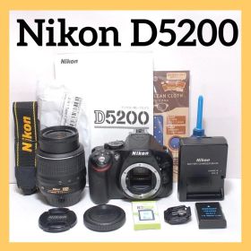 ✨クリスマスプレゼントに✨Nikon D5200✨スマホ転送可能✨シングルレンズ