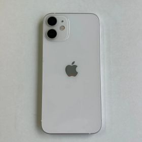美品 iPhone 12 mini 128GB ホワイト MGDM3J/A - 9267