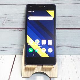 au Qua phone QZ 京セラ KYV44 インディゴ 343