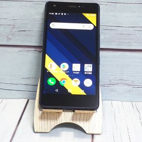 au Qua phone QZ 京セラ KYV44 インディゴ 853