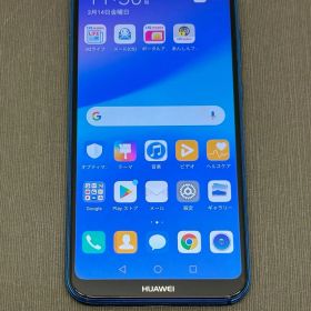 【ジャンク】 HUAWEI P20 lite ブルー 64GB au -HO579-
