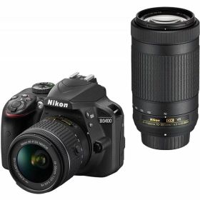 【中古】ニコン Nikon D3400 ダブルズームキット ブラック