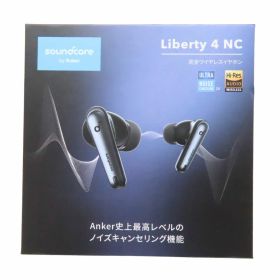 【中古】 Anker アンカー Soundcore Liberty 4 NC ワイヤレスイヤホン ブラック 黒 A3947N11 ノイズキャンセリング 超長時間再生 ワイヤレス充電 USB Type-C Bluetooth A2503992 【無料ギフトラッピング承ります】