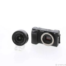 〔中古品〕 α6400 ILCE-6400L パワーズームレンズキット ブラック【262】