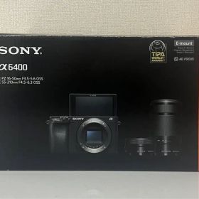 SONY α6400 ミラーレスカメラ ダブルズームレンズキット