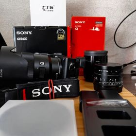 美品Sony α6400 ミラーレスカメラ 付属品多数
