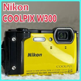 Nikon カメラ COOLPIX W300 イエロー コンデジ ジャンク
