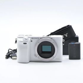 SONY ソニー α6000 ボディ ホワイトILCE-6000 ミラーレス一眼レフカメラ【中古】