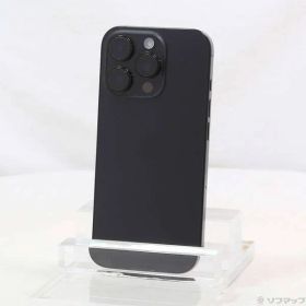 〔中古品〕 iPhone16 Pro 256GB ブラックチタニウム MYN03J／A SIMフリー【348】