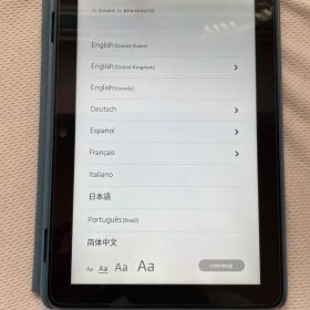 第10世代 Fire HD 8 タブレット ブルー 64GB (2020年発売）