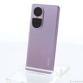 〔中古〕OPPO(オッポ) OPPO Reno10 Pro 5G 256GB グロッシーパープル A302OP Softbank SIMフリー〔377-ud〕