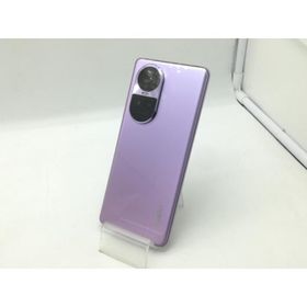 【中古】Oppo SoftBank 【SIMフリー】 OPPO Reno10 Pro 5G グロッシーパープル 8GB 256GB A302OP【OSU301】保証期間１ヶ月【ランクB】