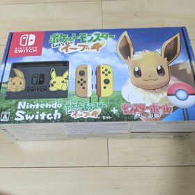 ニンテンドースイッチ(Nintendo Switch)の【未使用に近い】NINTENDO SWITCH レッツゴー イーブイ 本体(家庭用ゲーム機本体)