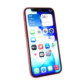 中古 Apple iPhone12 mini 64GB プロダクトレッド MGAE3J／A SIMフリー ネットワーク利用制限▲判定