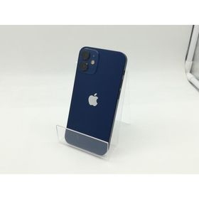 【中古】Apple docomo 【SIMロック解除済み】 iPhone 12 mini 64GB ブルー MGAP3J/A【神戸】保証期間１ヶ月【ランクC】