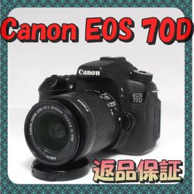 Canon EOS 70D レンズキット／美品／動作良好／初心者◎／すぐ撮影OK