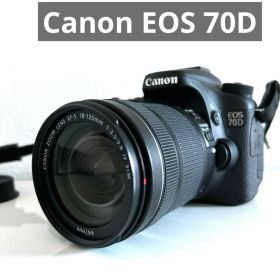 【美品】Canon EOS 70D 18-135レンズキット美品 バック付き