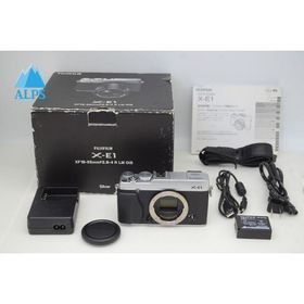 FUJIFILM フジフィルム X-E1 ボディ ミラーレス一眼カメラ シルバー 元箱付 251117b【アルプスカメラ】