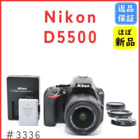 【ほぼ新品】ニコン Nikon D5500 レンズキット《ショット数1199回》