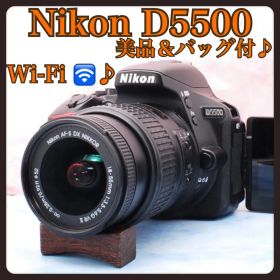 Nikon D5500✨一眼レフカメラ✨手ぶれ補正レンズ✨Wi-Fi機能搭載