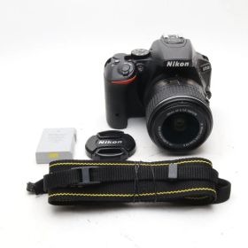 Nikon デジタル一眼レフカメラ D5500 18-55 VRII レンズキット ブラック 2416万画素 3.2型液晶 タッチパネル D5500LK18-55BK