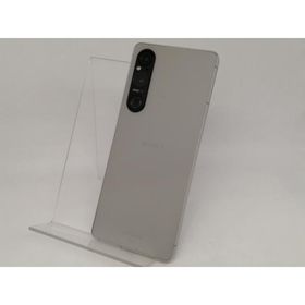 【中古】SONY au 【SIMフリー】 Xperia 1 V プラチナシルバー 12GB 256GB SOG10【日本橋3】保証期間１ヶ月【ランクC】