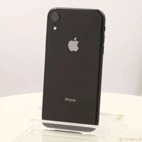 〔中古品〕 iPhoneXR 64GB ブラック MT002J／A SIMフリー【262】